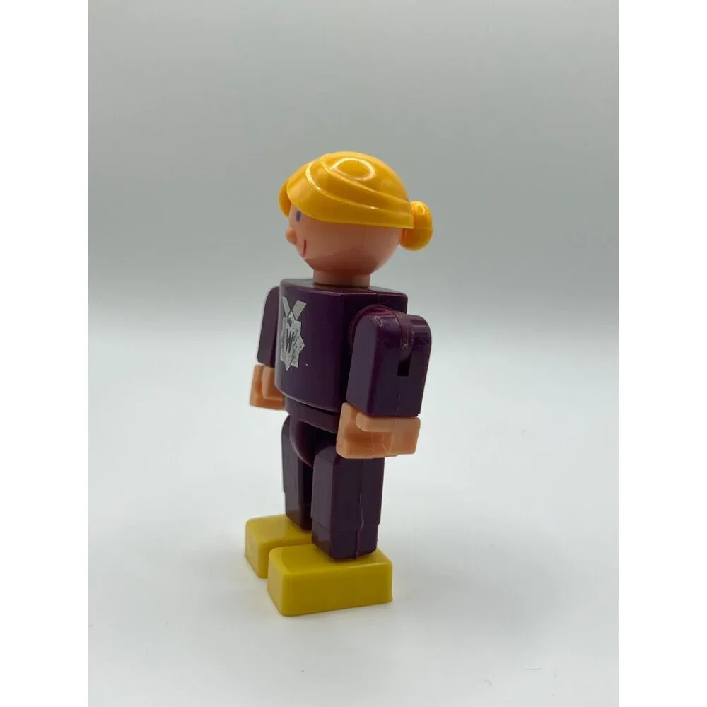 Vintage 1975 WANNABEES Toy‎ Girl Gabriel Plastic Figure Moveable Joints Block